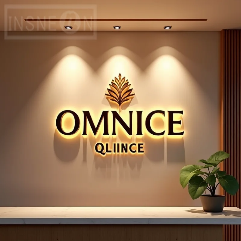 Custom 3D LED Metal Letters Sign For Business Storefront Outdoor Waterproof Illuminated Backlit Light Up Advertising Signage