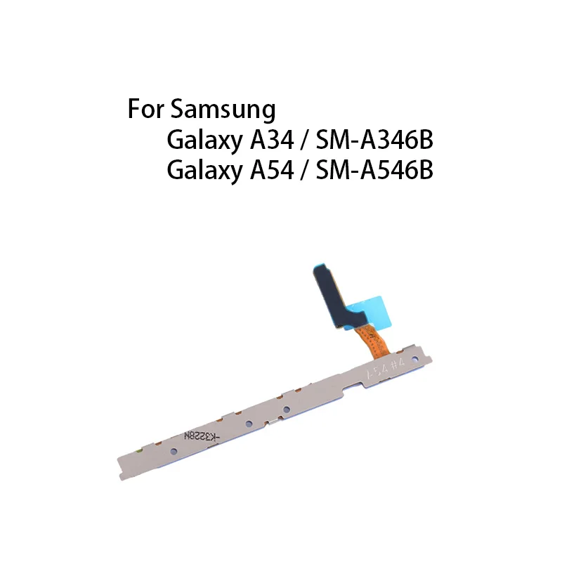 Orig Power ON OFF Mute Switch Control Key Volume Button Flex Cable For Samsung Galaxy A34 / A54 SM-A346B / SM-A546B