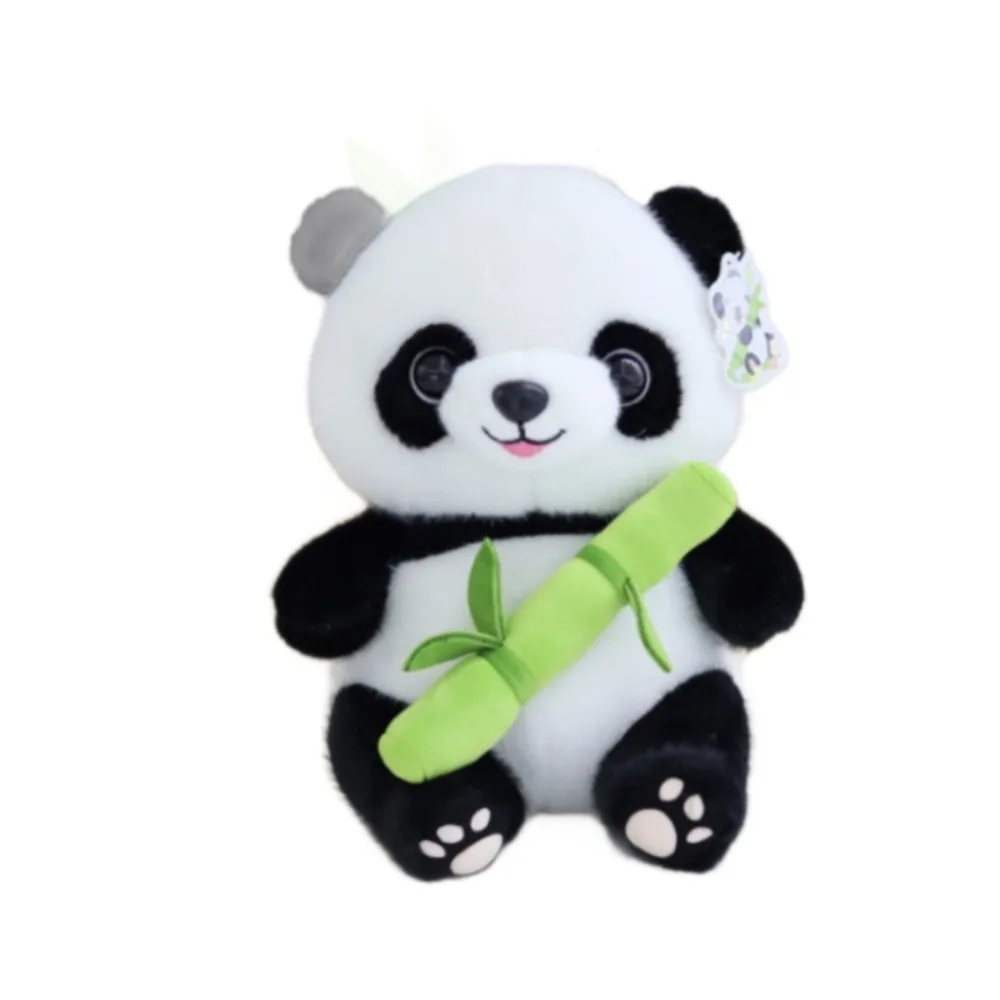

Cute Plushies Soft Stuffed Kawaii Panda 25cm Size Children Gits Hugging Feature Stuffed Animal Christmas Gifts