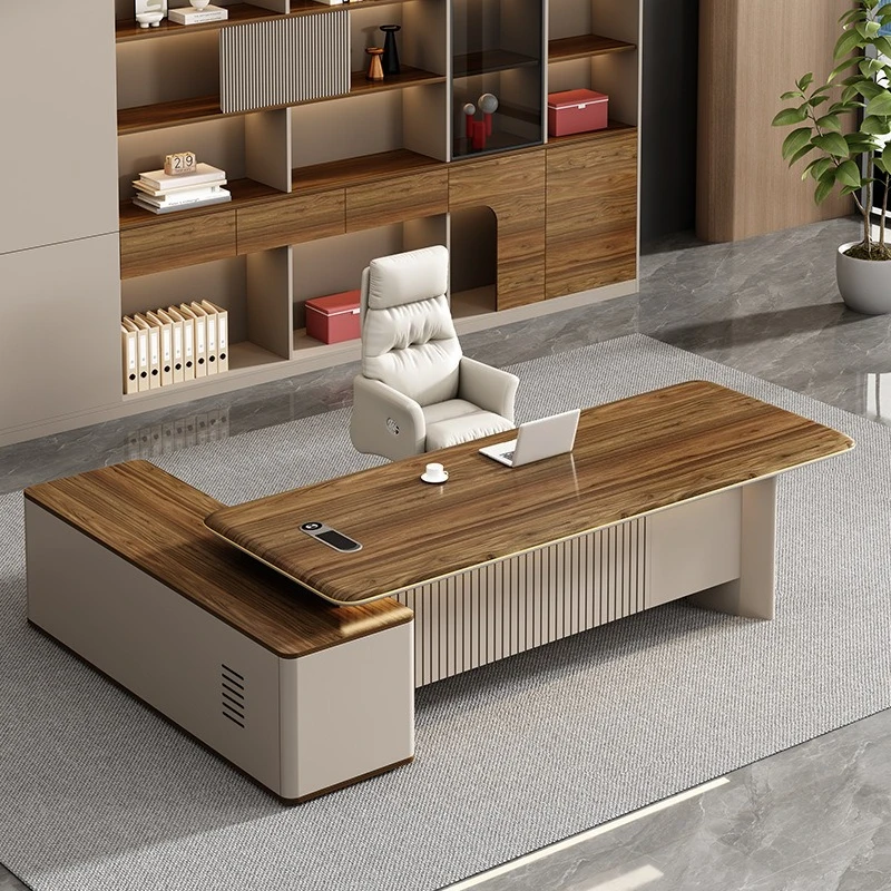 Light Luxury Boss Table, Simple Desk, Chairperson's Desk, Large Desk Manager, Office Desk And Chair Combination