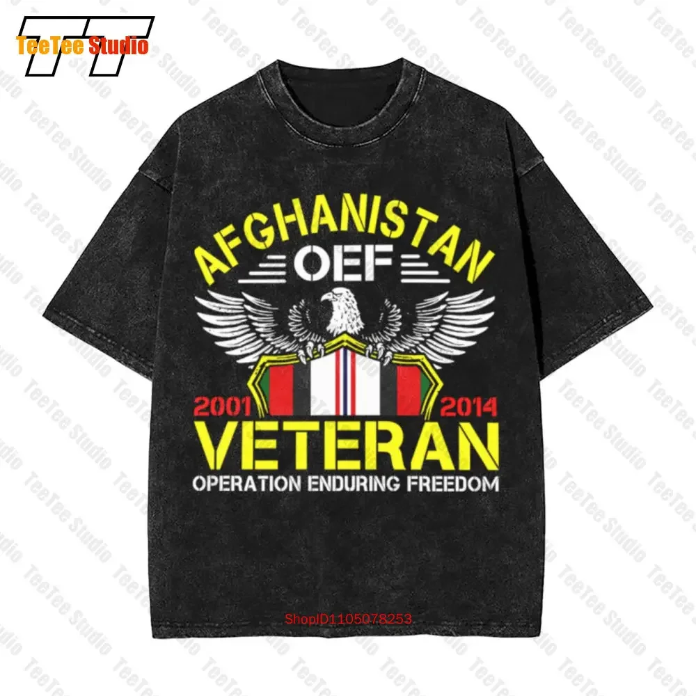 Afghanistan Oef Veteran Operation Enduring Freedom 2001 2014 Eagle  T-Shirt 66OO