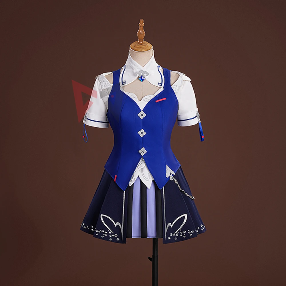 

New Honkai Impact 3 Seele Vollerei‌ Cosplay Costume Shirt Vest Skirt For Game Party Halloween Custom Made