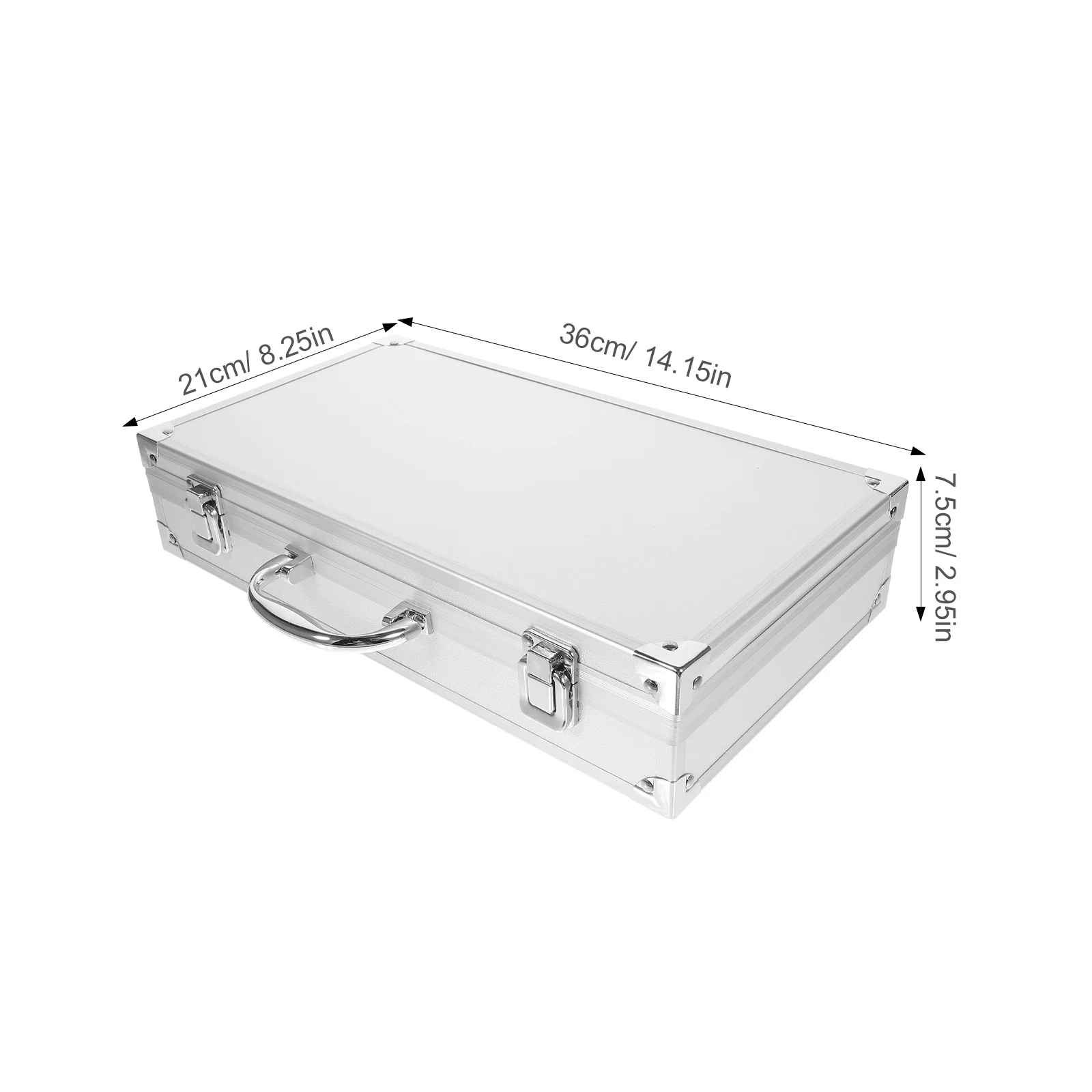 Password Tool Box Aluminum Alloy Toolbox Medicine Box Cryptographic Instrument Storage Box Travel Luggage Organizer Suitcase