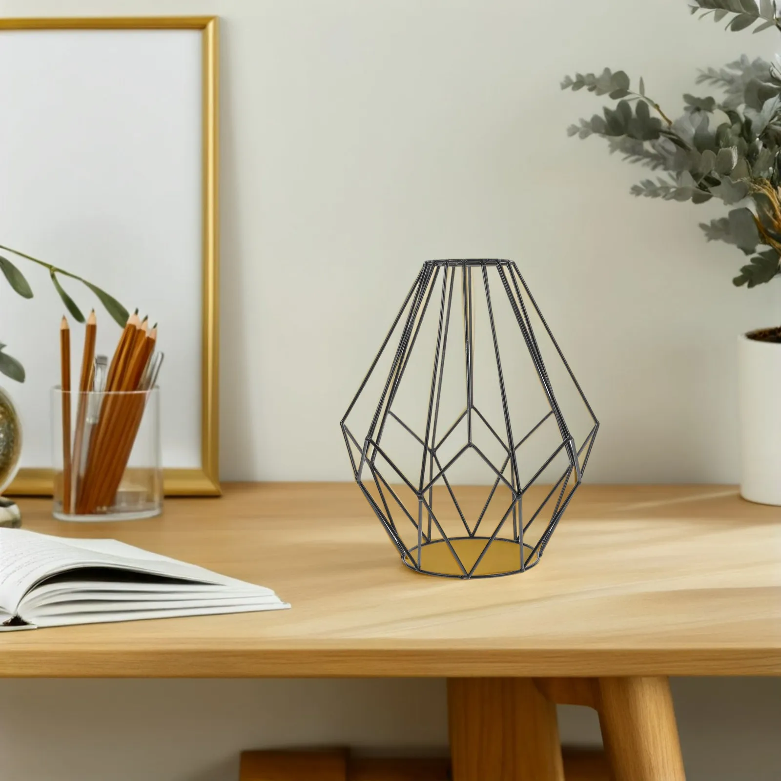 

Metal Cage Lampshade Pendant Lights Covers Black Vintage Lamp Holders Hanging Lighting Cord Fixture Farmhouse Dining Room