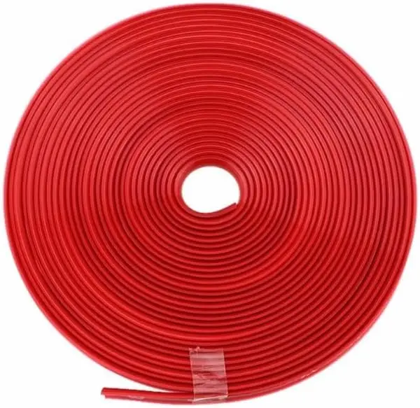 Car Wheel  Strip, 8 Meters Length Wheel Hub  Strip Red Car Wheel  Protector Strips Wheel Hub Decorative Strip for Automobile