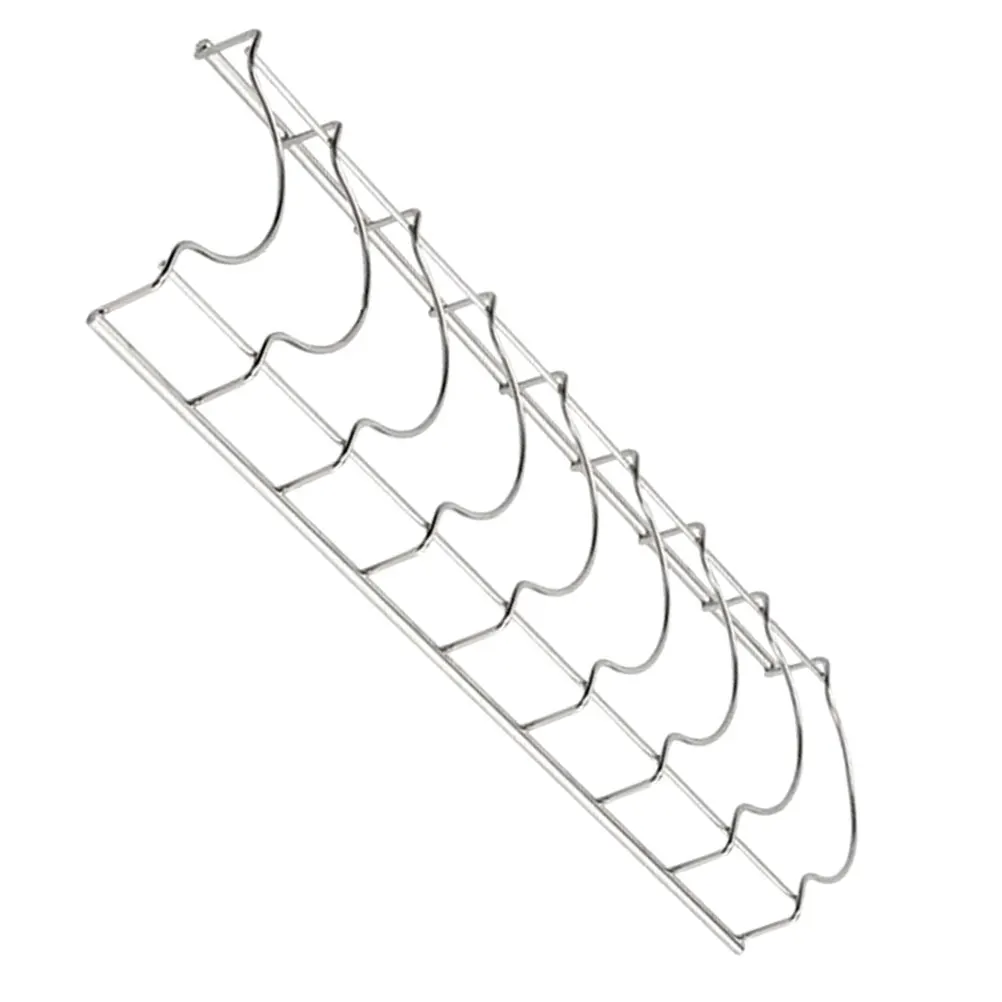 

8 Compartment Stainless Steel Bowl Holder Counter Organizer Drainage Bowl Plate Storage Stand Dish Drying Rack For Kitchen