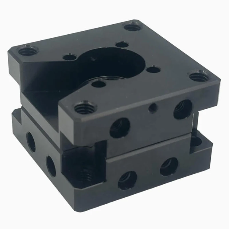 Non-standard Customization Aluminum Alloy Anodized Open Shaft Clamp Custom Cnc Parts Fabrication Services