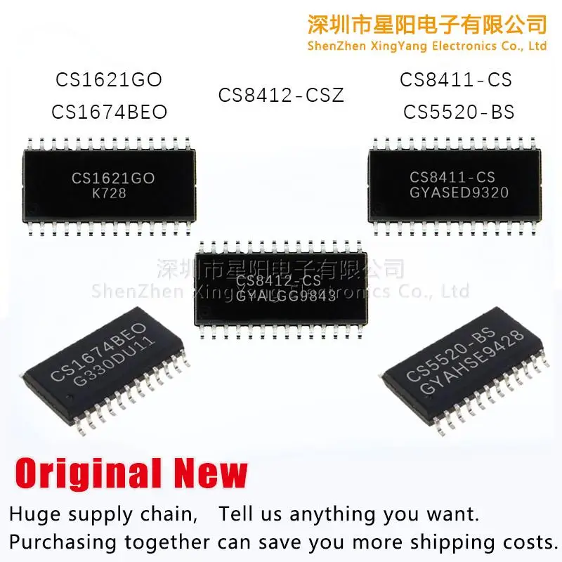 New original CS8412 -? CSZ CS8411 - CS CS1674BEO CS1621GO CS5520 - BS