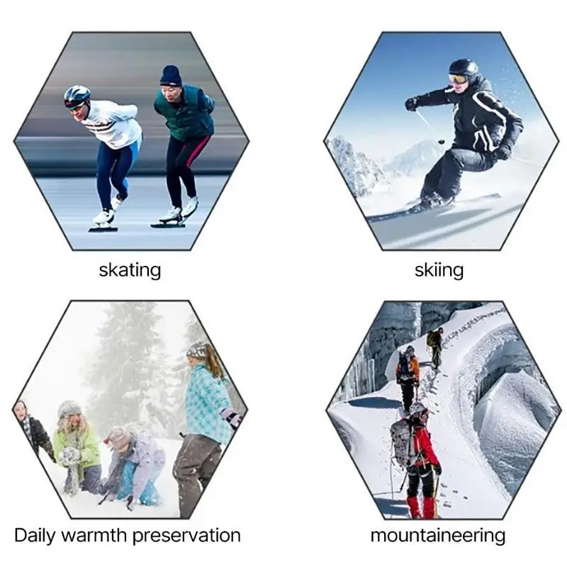 652F Wool Ski Socks for Women Men Thermal Winter Warm Thick Knee High Socks for Skiing Snowboarding Sports Performances Socks