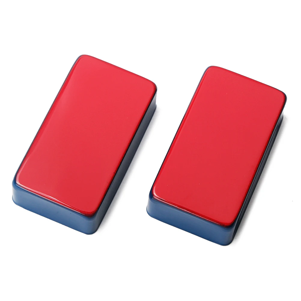 

2 Pcs Electric Guitar Pickup Cover Brass Sealed Humbucker Covers Pickups Mount Single