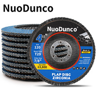 10pcs 115mm Flap Disc T29 Angle Grinder Sanding Discs 40/60/80120 Grit Grinding Wheel Flap Discs For Removal Abrasive Tool