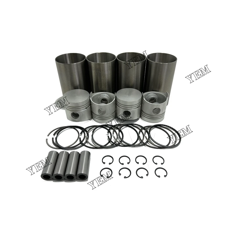 V1702 V1702B Cylinder Liner Kit Piston Kit Liner For Kubota Bobcat 743 733