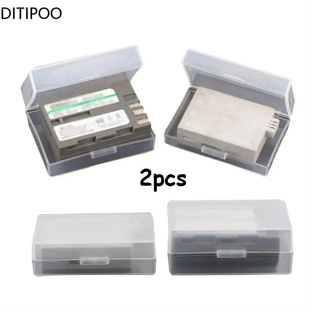 Camera Battery Storage Box SD Memory Card Case for Canon LP-E6 BP-511 So-ny NP-FZ100 NP-FM500H NP-FM50 Nikon EN-EL15 EN EL3E EL3