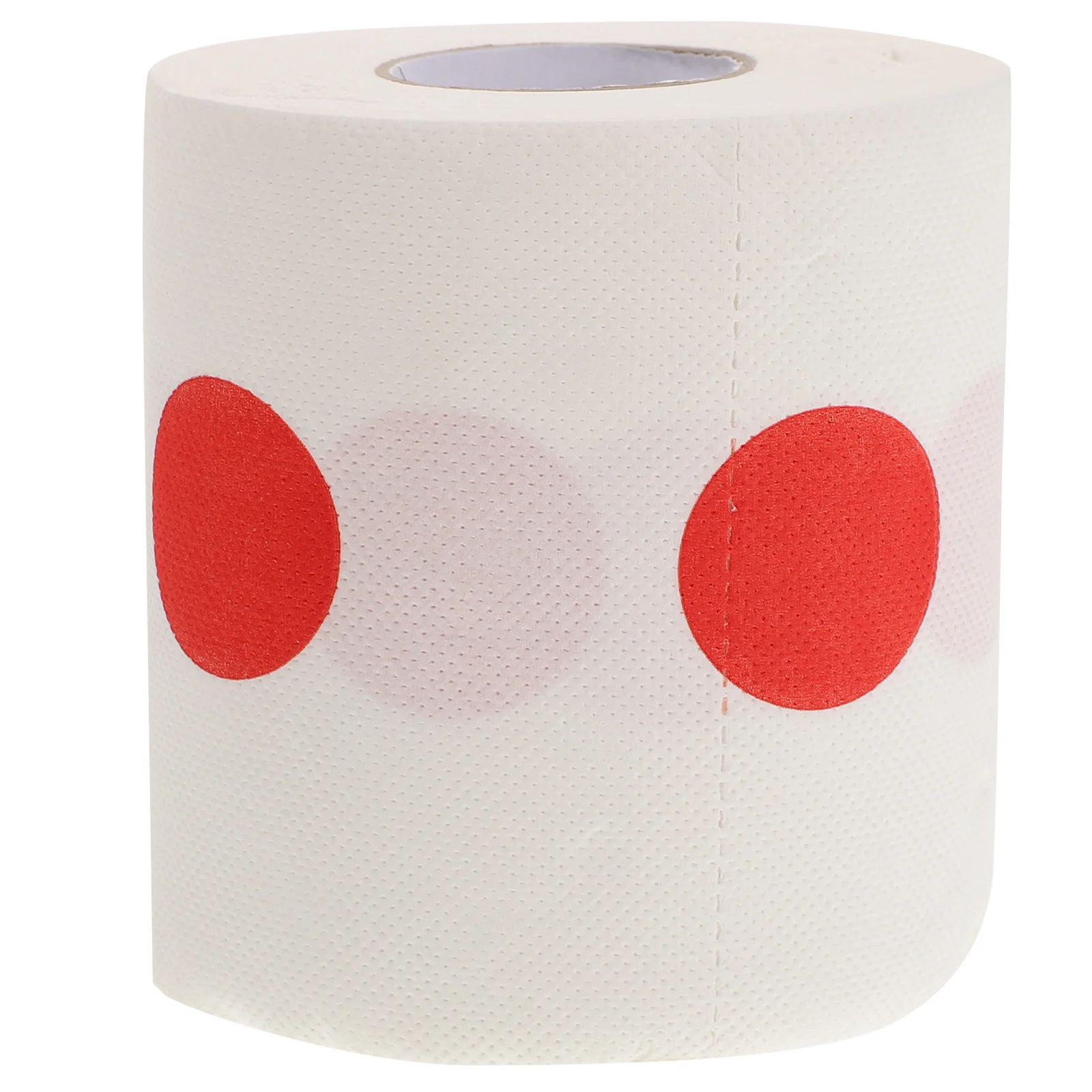 لفة ورق التواليت المطبوعة تصميم العلم الياباني الممتع لديكور الحمام والعطلات والأنسجة الاحتفالية والديكور الناعم