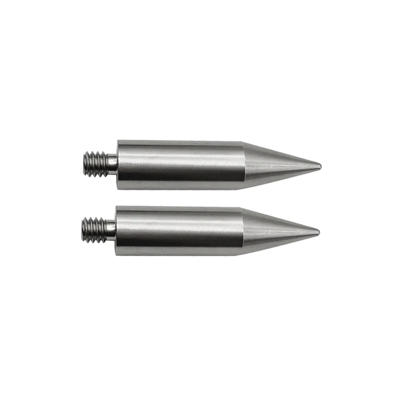 2 pezzi di ricambio di alta qualità 50mm lunghezza mini punta a punta per mini prisma-1/4 "filo in acciaio inossidabile spedizione gratuita