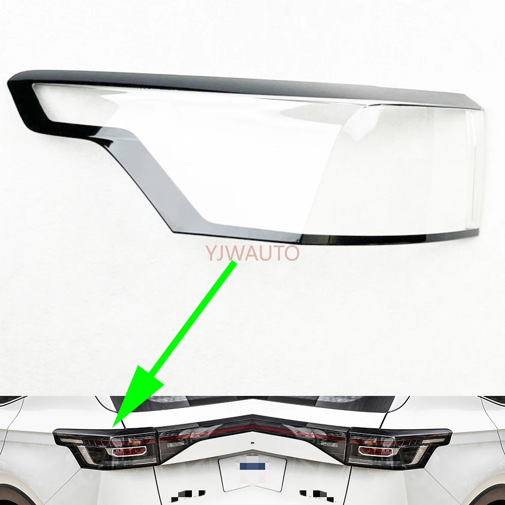 For VW Tharu XR T-Roc Taos 2025 Taillight Cover Car Taillamp Lens Glass Replacement Rear Lampshade Brakelights Shell