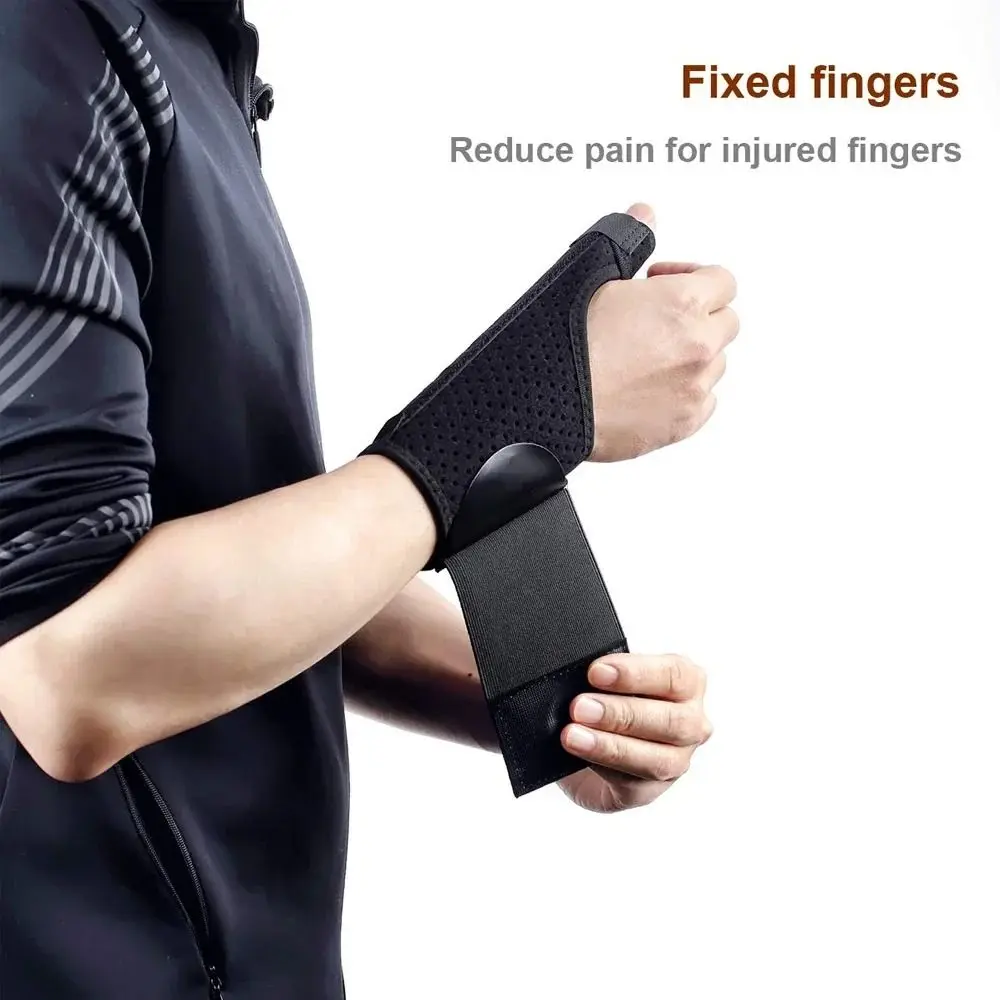 

Metal Reinforcement Office Protect Wristband Compression Lightweight Finger Splint Wristband Breathable Adjustable