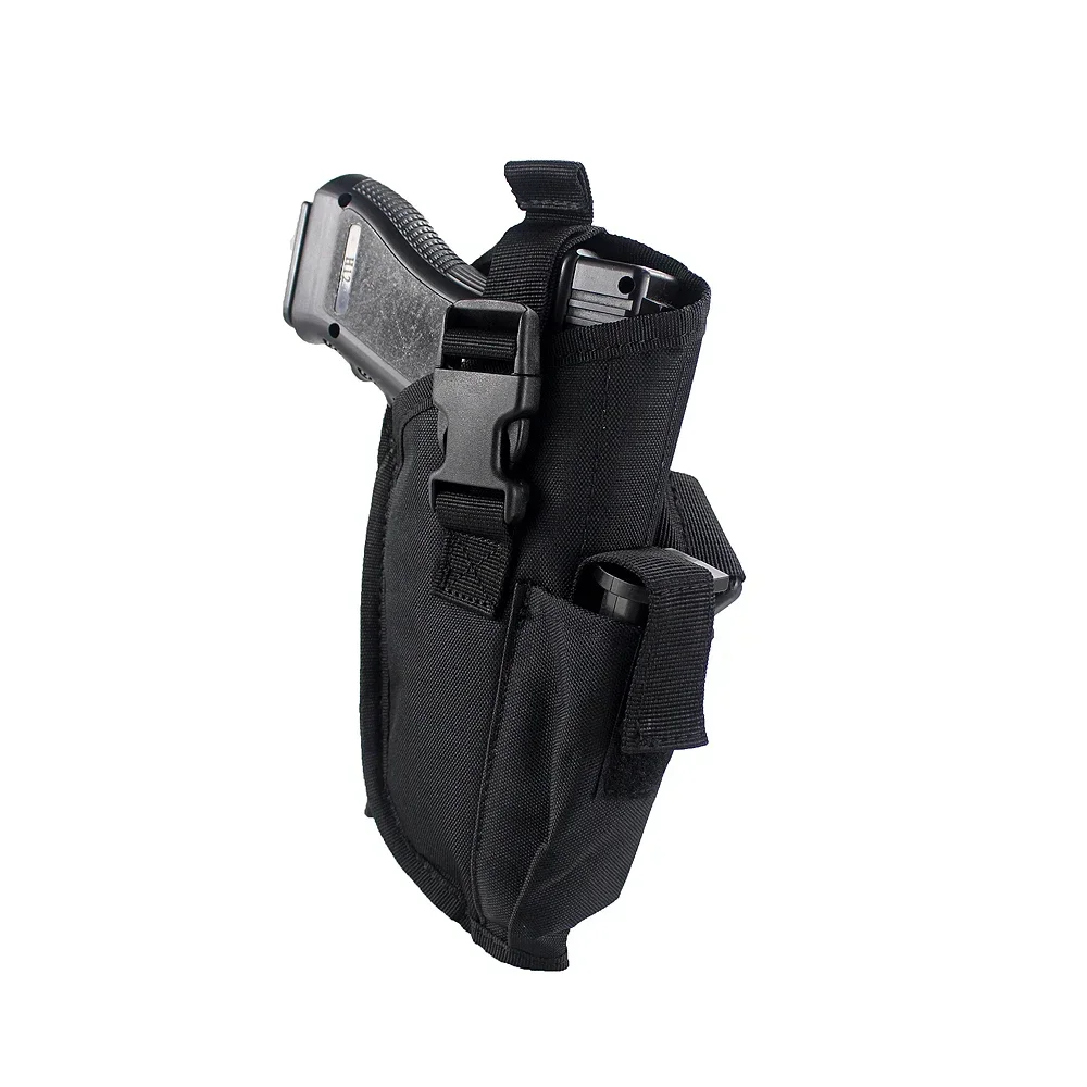 Tactical Drop Leg Holster Right Handed Thigh Pistol Gun Holder Leg Harness for Glock 17 19 20 21 22 23 31 32  1911 5＂Full Size