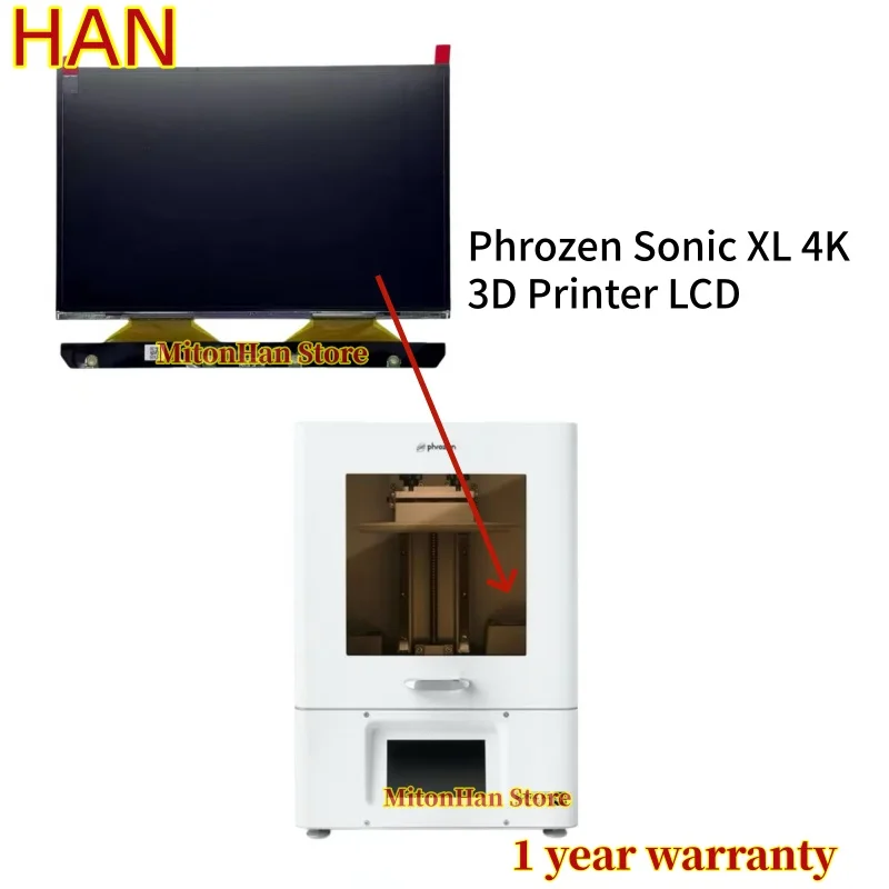 8.9 Inch 4K 3840*2400 Monochrome Mono LCD Screen For Phrozen Sonic XL 4K 3D Printer  (100% Test Before Shipment)