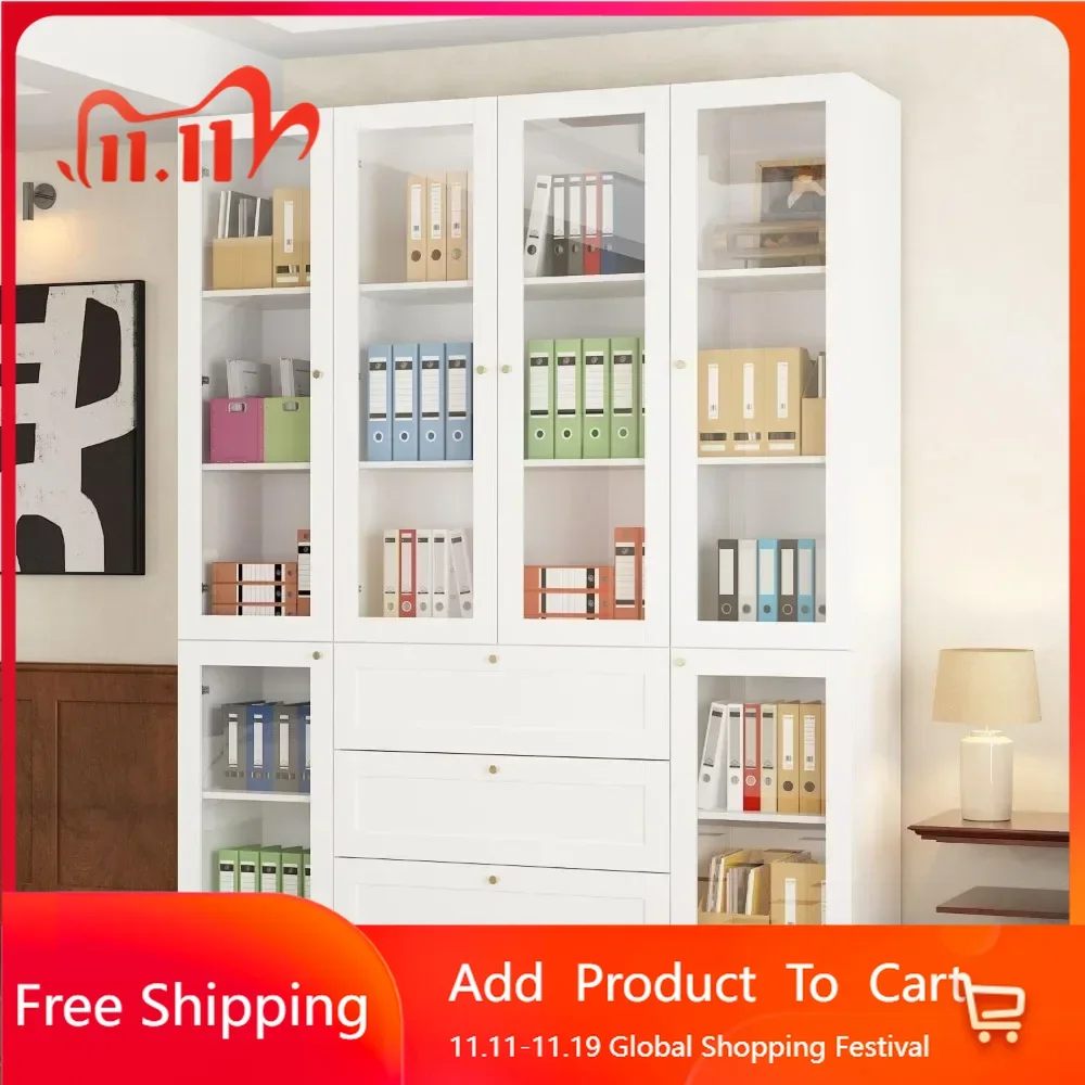 

Acrylic Display Cabinet with Doors and Shelves Displays Cabinet with 3 Drawers, Display Cabinets