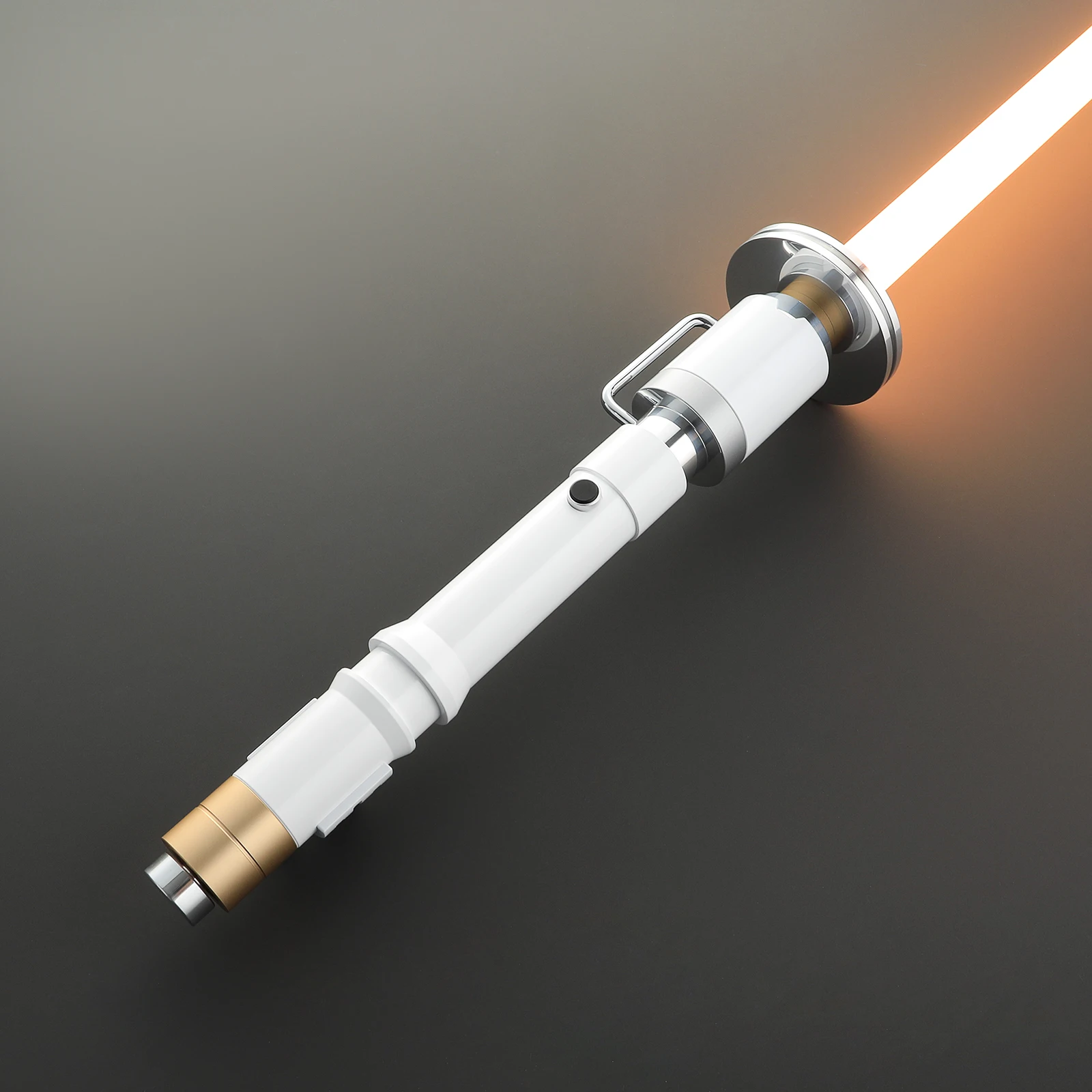 Damiensaber ศาสตราจารย์ Huyang lightsaber การฝึกอบรมดาบต่อสู้หนักแสงดาบไม่สิ้นสุดสีเปลี่ยนโลหะ34แบบอักษรเสียง