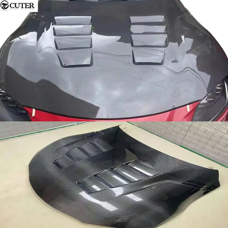 

A90 Carbon Fiber FRP Engine Hood Bonnet Cover With Air Vents for Toyota Supra A90 Car Body Kit 2022