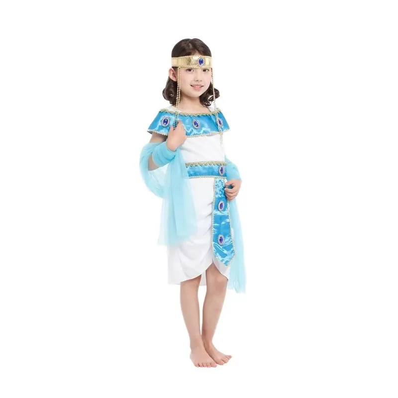 Disfraz de Cleopatra Egipcia para Mujer, Vestido para Halloween, Televisión y Cine, Ropa para Actuaciones