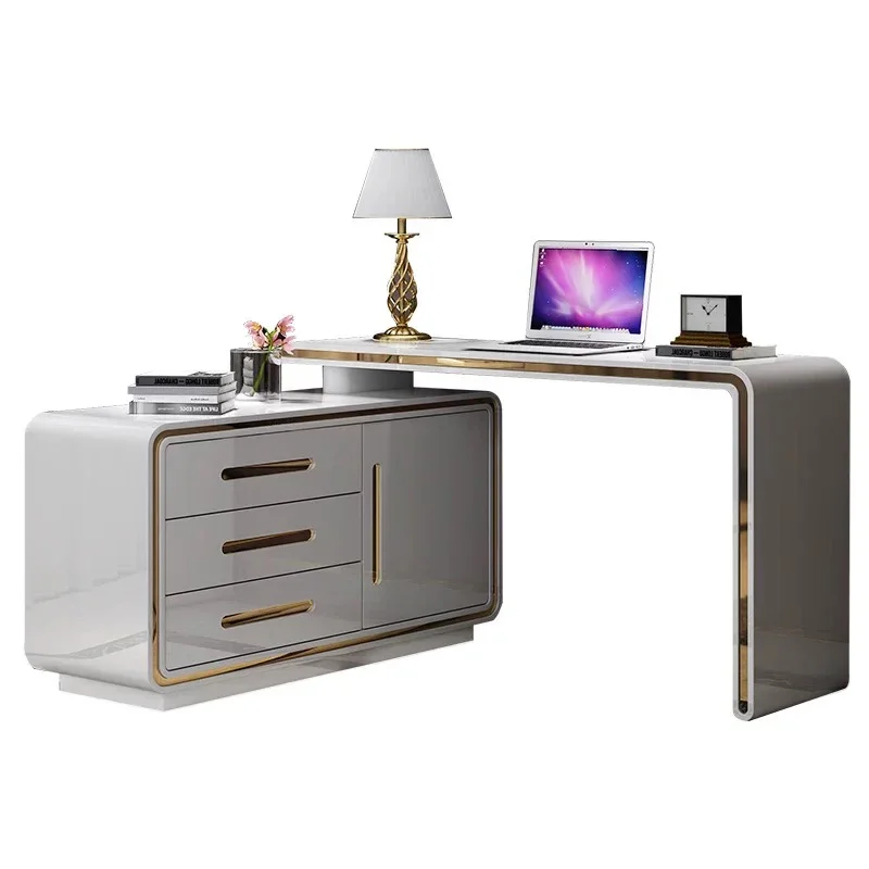 

%a Modern Luxury Office Table With Drawers For Working Room Furniture Ceo Office Furniture L Shaped Home Office Desks
