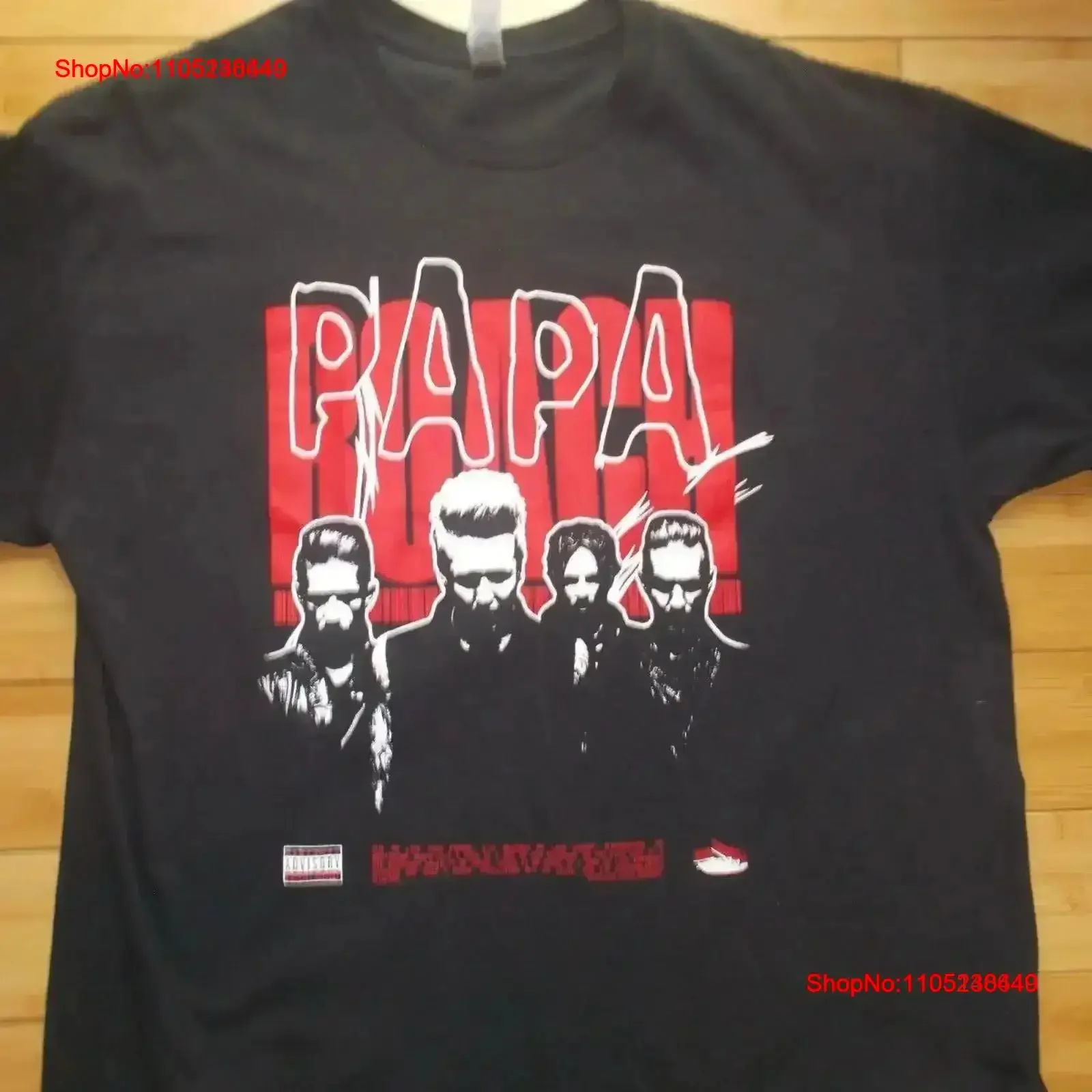 PAPA ROACH EGO TRIP WORLD TOUR ORIGINAL ADULT USED CONCERT T SHIRT XL VGT vintage Washed Casual designer clothes homme vintage