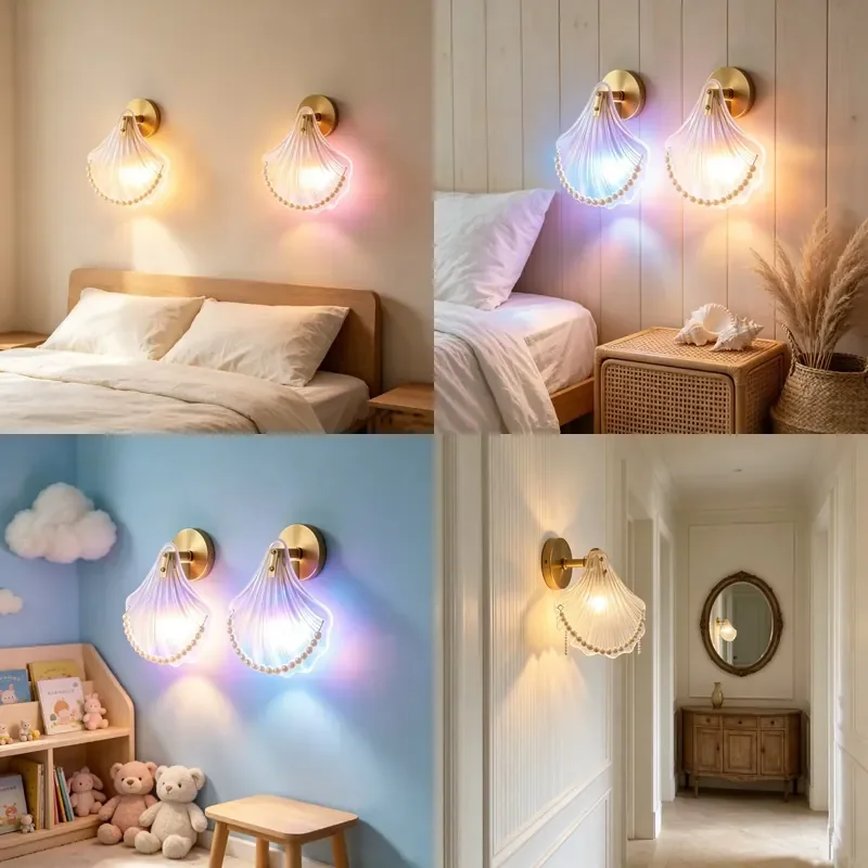 for Nordic Modern Wall Mounted Wrought Lamp Remote Control E26 Indoor Bedside Reading Light Hotel Corridor Apartment
