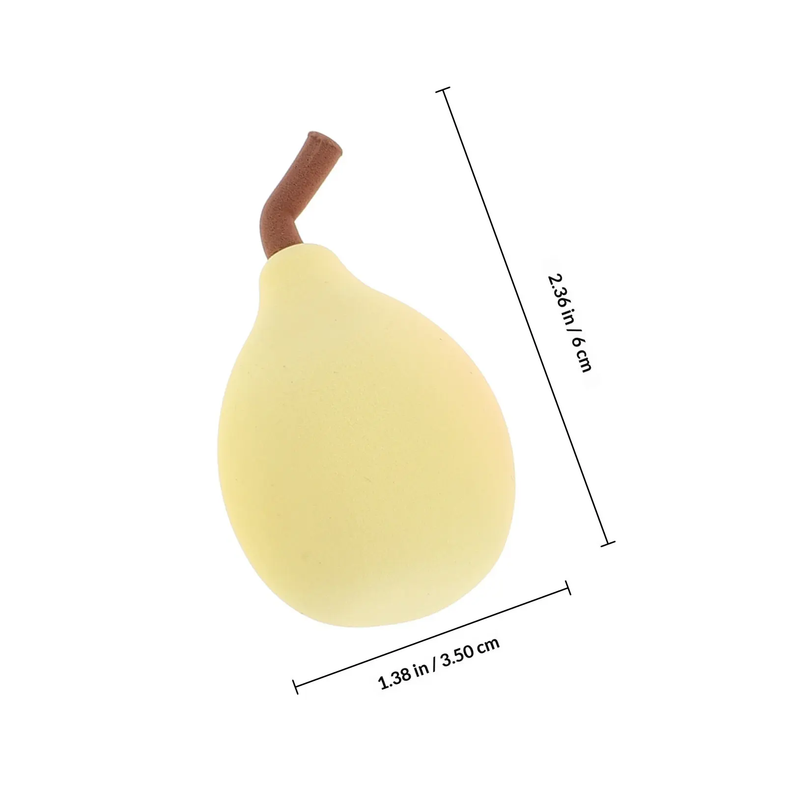 4Pcs Lemon Strawberry Avocado Pear Shaped Makeup Sponge Set Soft Dual Use Blender Puff Foundation Concealer Powder Blending