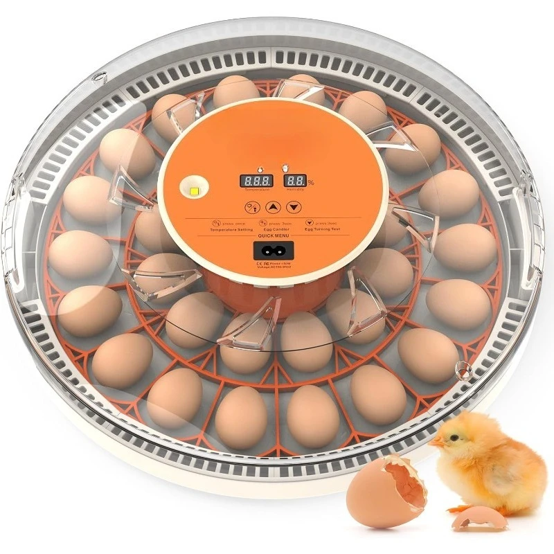 

30 Egg Incubators for Hatching Eggs with Automatic Egg Turner, Auto Temperature Control, LED Candling, Humidity Monitor