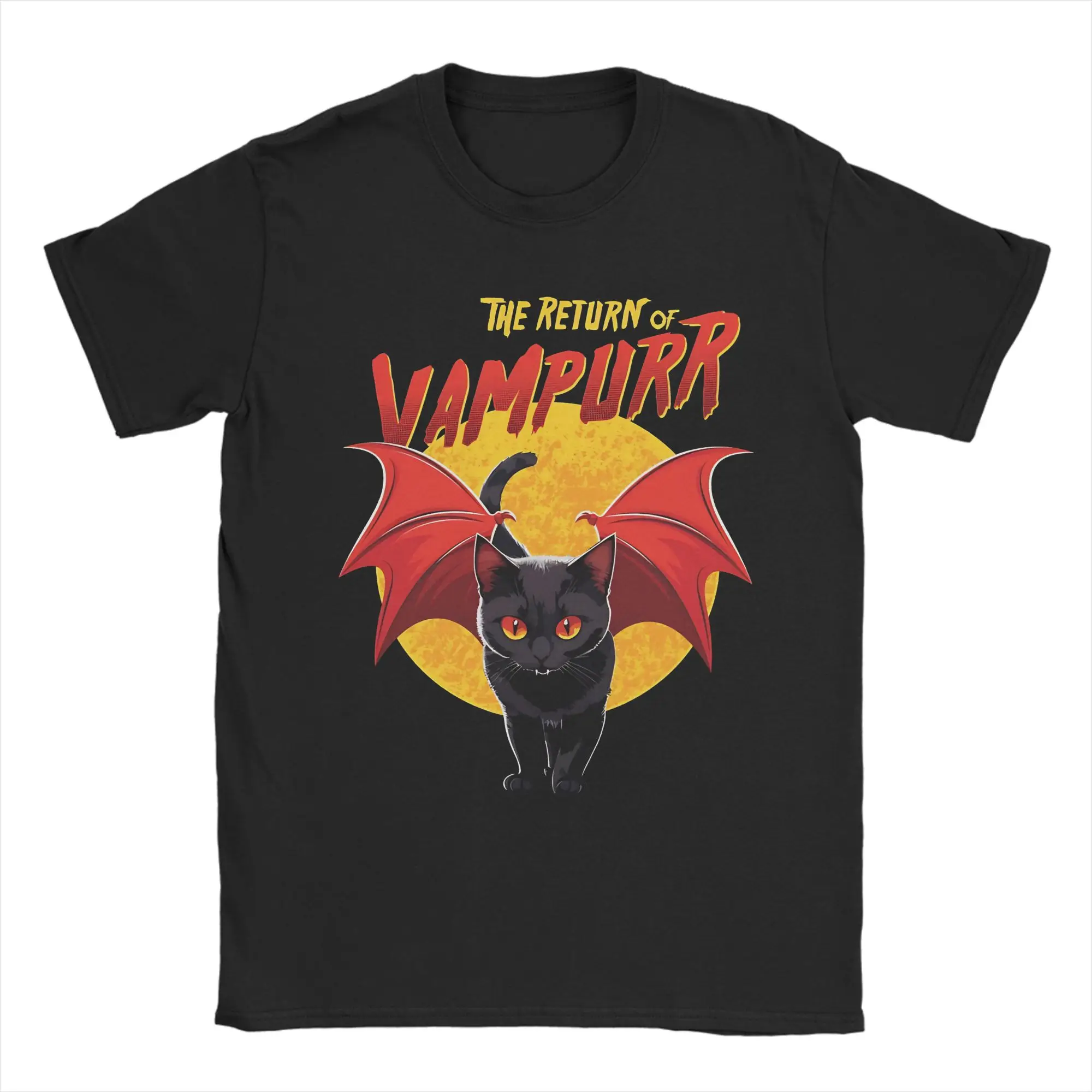 Harajuku T-Shirt Summer The Return Of Vampurr T-Shirts  100% Cotton Tee Shirt for Male Y2K Funny Hot Sale Short Sleeve Tees