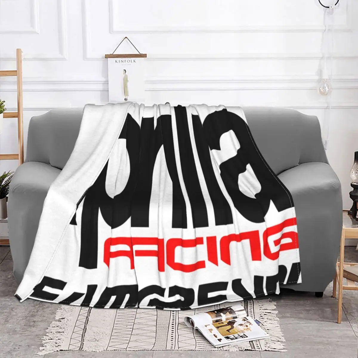 Aprilia Racing 52 Blanket Bed Blankets Blankets & Throws Throw Blanket