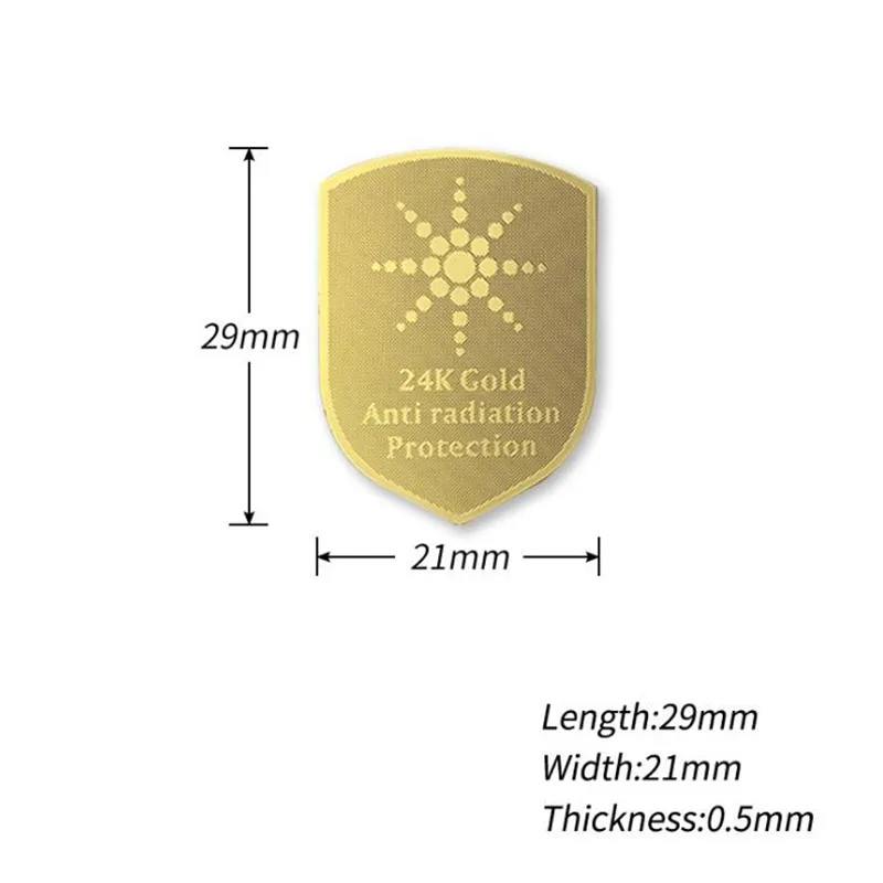 6PCS Anti Radiation Protector Shield EMF Protection 26 mm Round Cell Phone Sticker EMR Blocker for Mobile Phones Computer Laptop