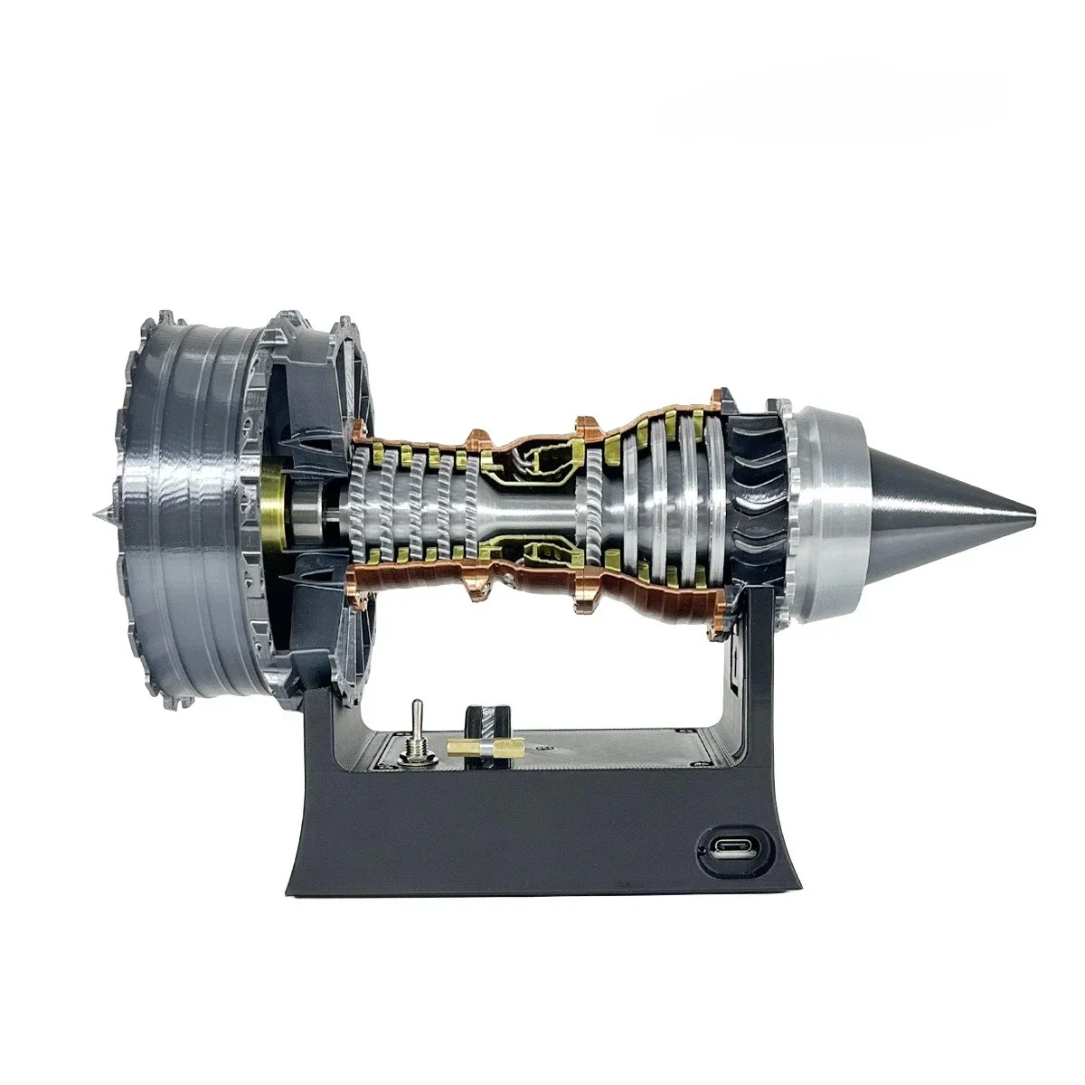 25Cm small Rolls-Royce turbofan engine model aero-engine 3D printing