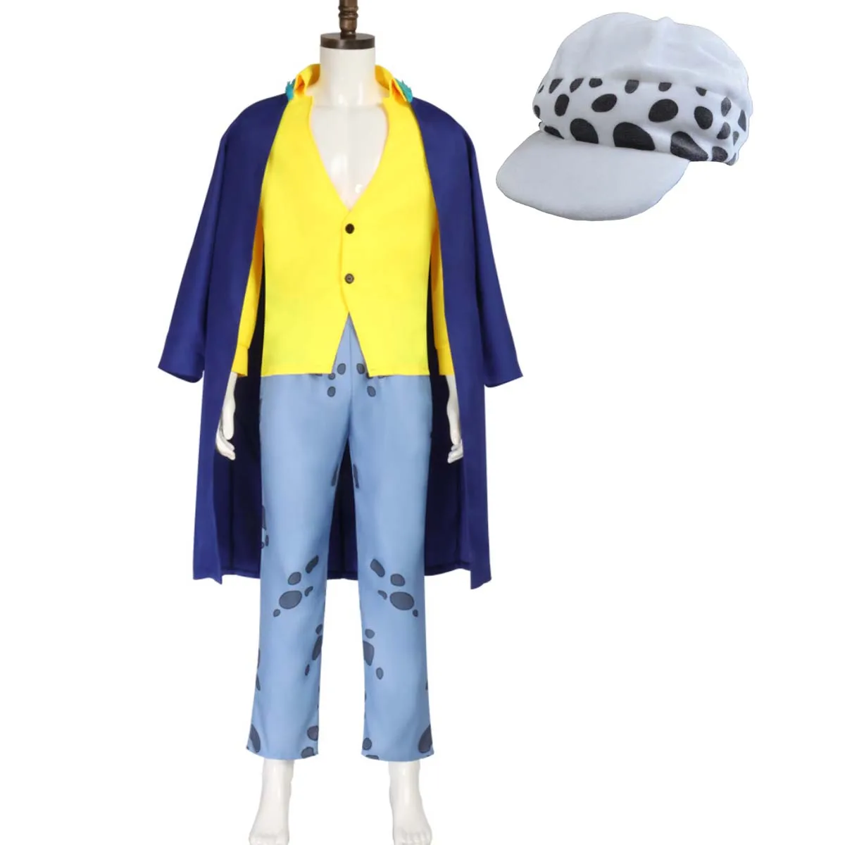 

Anime Cosplay Trafalgar D. Water Law Kimono Man Costume