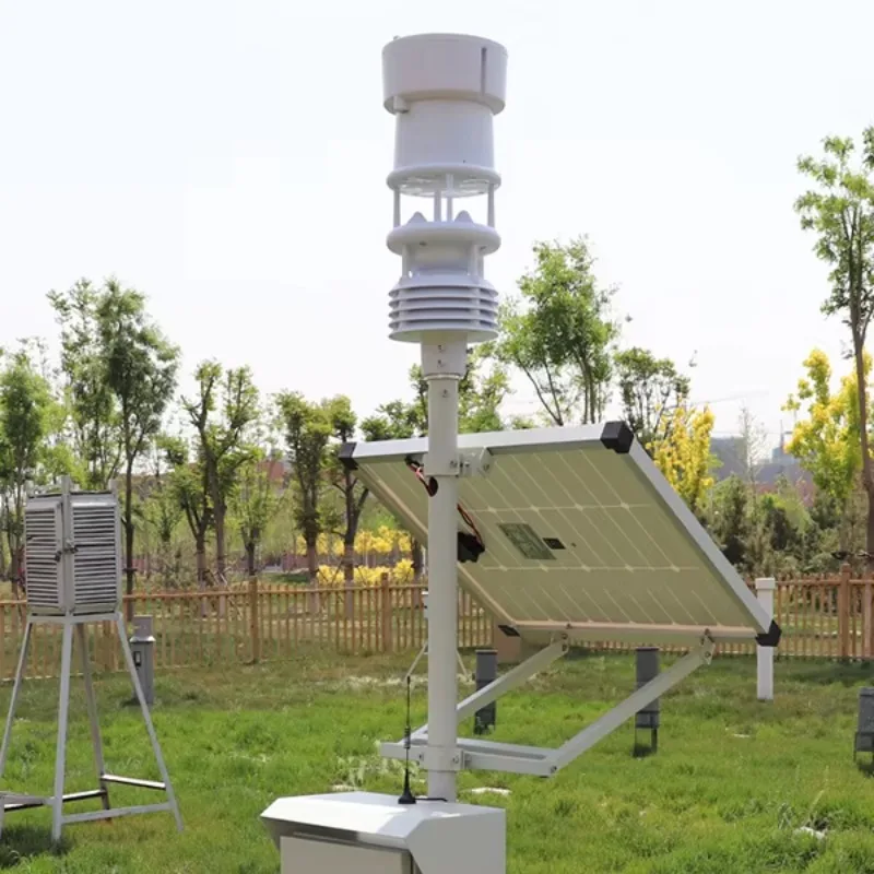 CE RS485 SDI12 HONDETECH HIGH QUALITY SMART POLE MULTI PARAMETER COMPACT WEATHER STATION for COLLECTING METEOROLOGICAL DATA