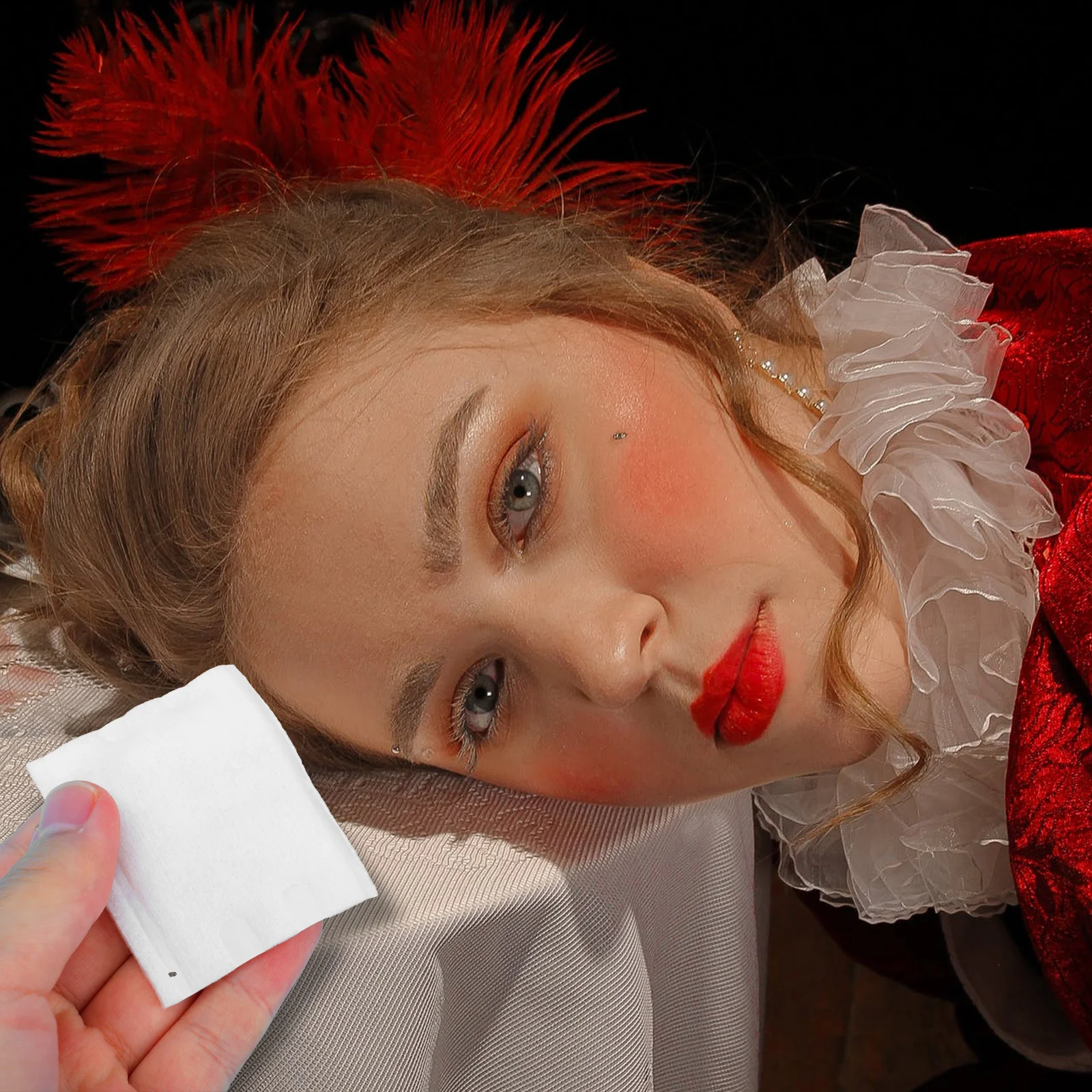 

158Pcs Thick Cotton Makeup Remover Pads Practical Double-Sided Face Cleaning Pad Skin Care Facial Cleaning Puff