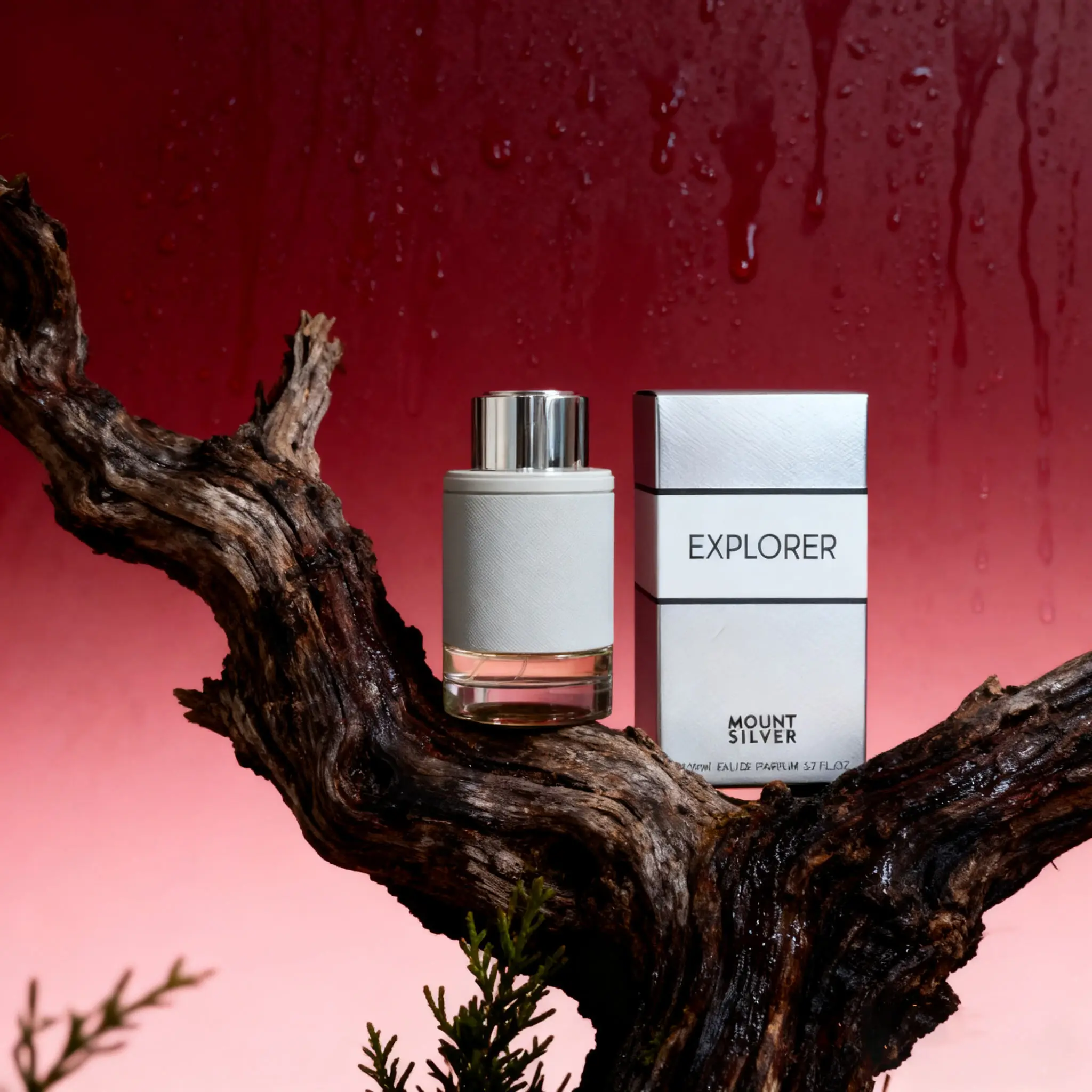 إكسبلورر بلاتينيوم 3.4 أونصة EDP SPRAY Iceberg Traveler للرجال EDP Fresh Cedar Sage Pine 100 مل