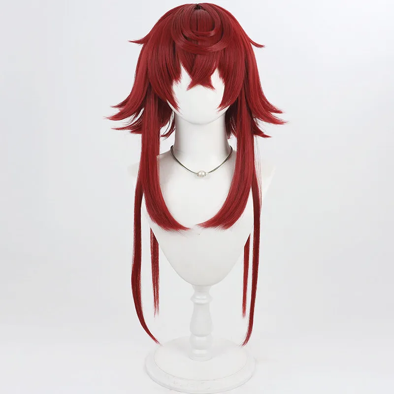 Anime Nukemaru Cosplay Wig Halloween Carnival Party Props Synthetic Hair Heat Resistant Fiber + Wig Cap