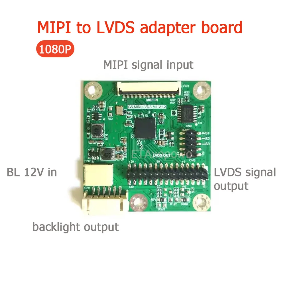 

MIPI to LVDS signal switching board used in set-top box advertising machine conference system