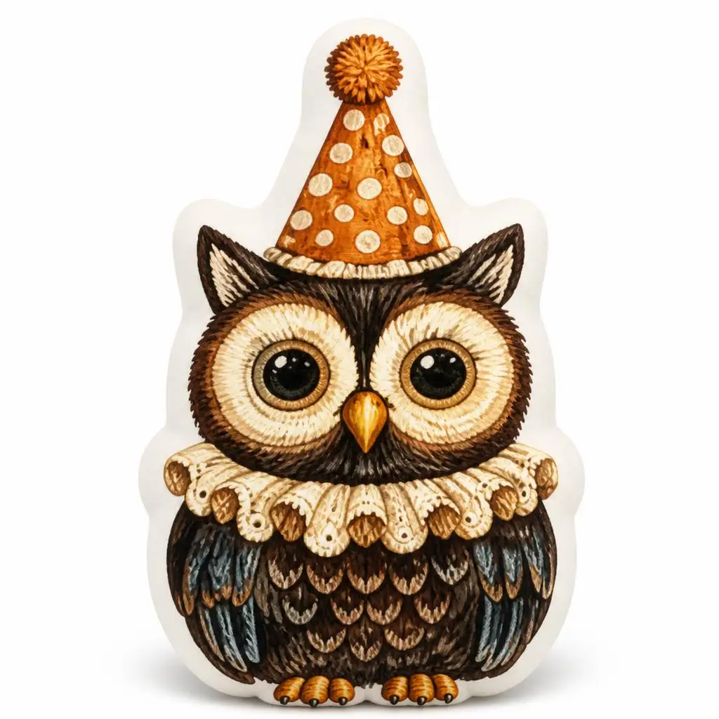 Halloween Owl Party Plush Pillow Cushion Irregular Stuffed Throw Pillow Home Decor Gift Sofa Bed Couch