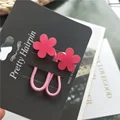 2pcs rose red floral