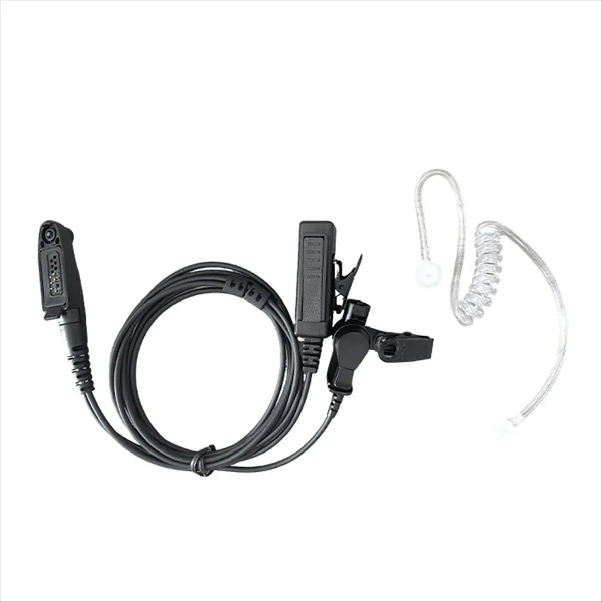 SWXF Air Tube Earpiece Headset Mic for GP328plus GP344 338PLUS 344 388 F22 F25 W5 Kirisun Walkie Talkie