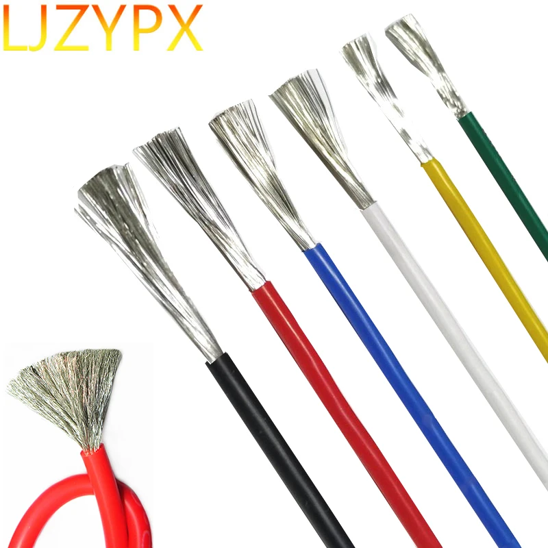 2m Super Soft Silicone Wire 18/16/14/12/10/8/6/4/2AWG Model Lithium Battery Rubber Flexible Tinned Copper Heat-Resistant Cables