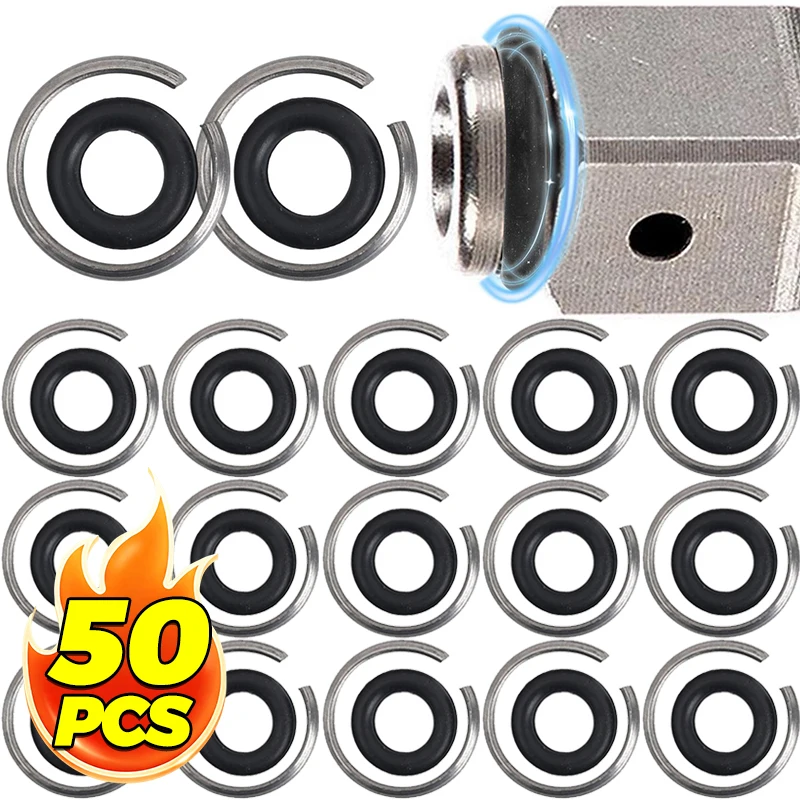 Anillos de retención de 1/2 pulgada para llaves de impacto, reemplazo de anillos de retención con clip y junta tórica, accesorios antidesprendimiento para llaves