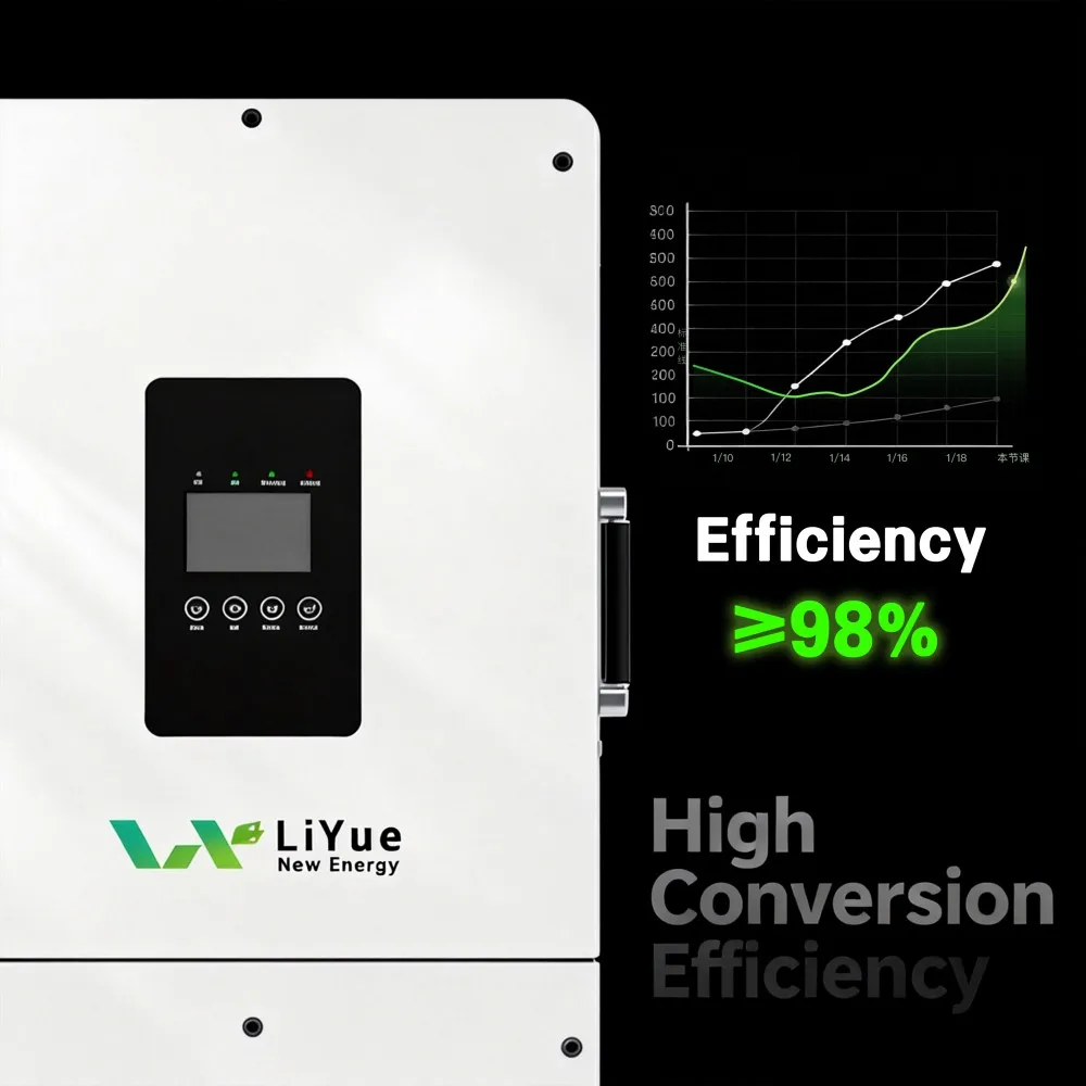 Professional Grade Hybrid Solar Inverter 10kW 15kW 20kW 48V Single Phase for Large Scale Solar Projects