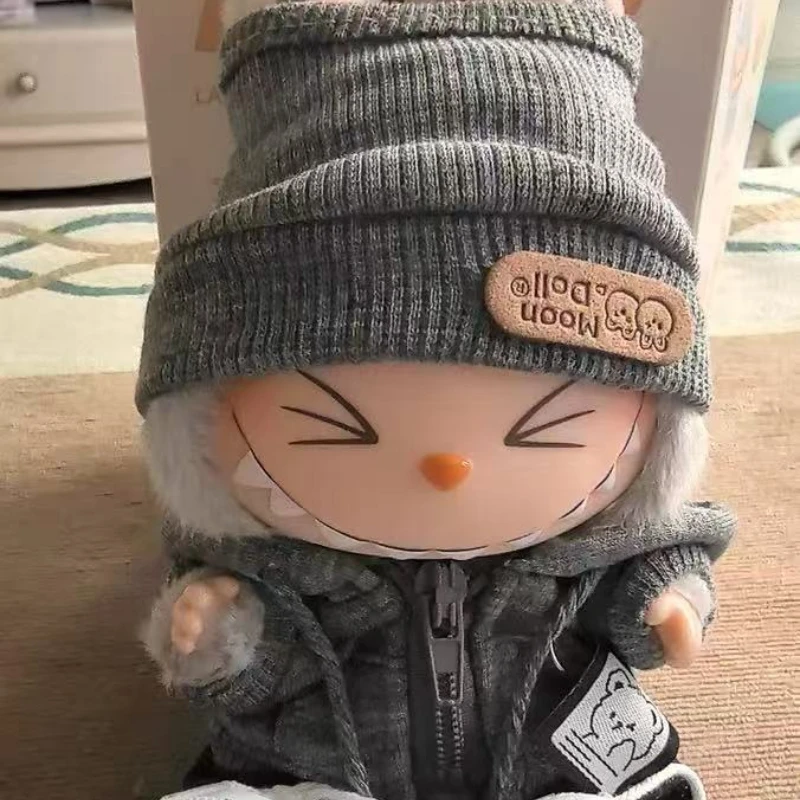 

15/17cm Labubu V1 V2 V3 Doll Clothing Fashion Hoodie and Pants Set Korean Idol Trendy DIY Doll Clothing Accessories Toy Gift