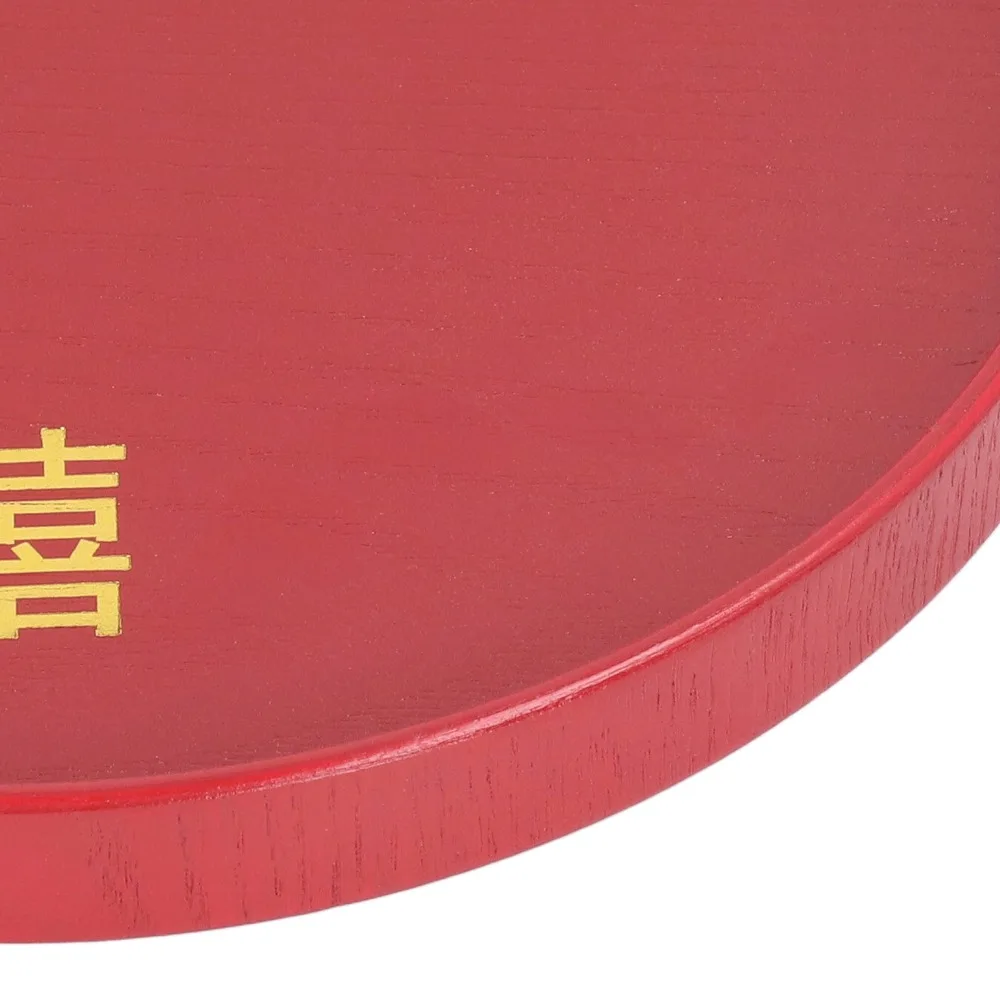 Decorative Wood Serving Tray Smooth Surface Polished Decorative Platter Practical Solid Build Snack Plate Kitchen